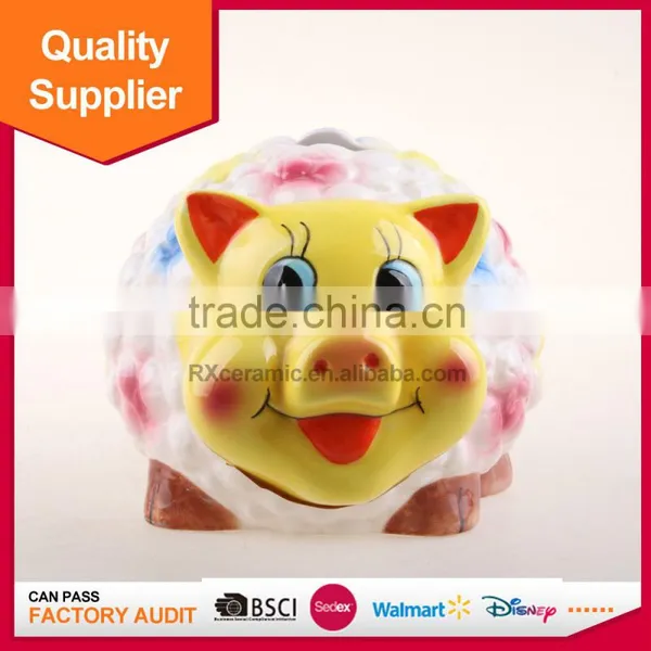 Newest Creative Animal Money Bank Shape Fashional Style Ceramic Money Bank photo-4