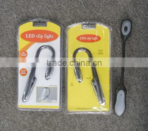 Plastic Mini Clip Reading Led Book Light for Promotion Quality Choice photo-2
