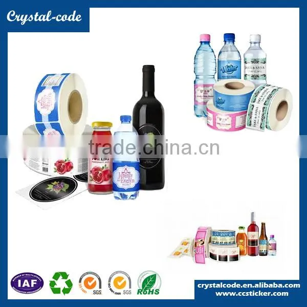 Customized Adhesive PET Shampoo Mineral Water Plastic Bottle Printing Transparent Label Stickers Materials Packaging photo-3