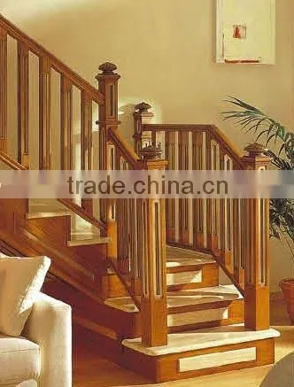 Elegant Solid Wooden Stairs