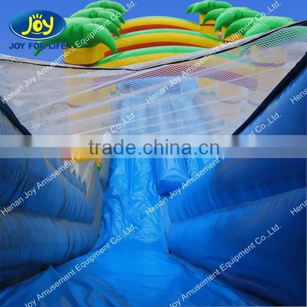 Tropical Palm Tree Inflatable Roaring River Water Slide photo-6
