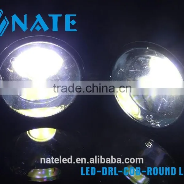 New Product Car Led Drl Cob Round Light photo-6
