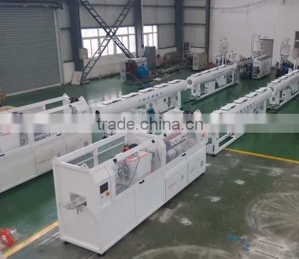 With HYGF250 Conical Twin Extruder Production Line110-250mm PVC Water Supply Pipe Production Line photo-3