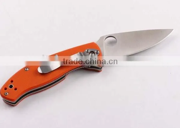 OEM 8CR13MOV Stainless Steel G10 Camping Knife photo-5