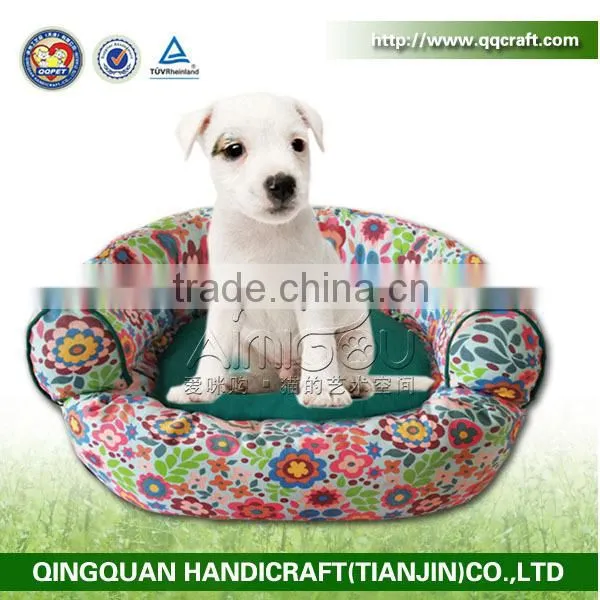 QQPET Luxury Dog Bed Washable Dogbeds Stock Dog Petbed With Small MOQ