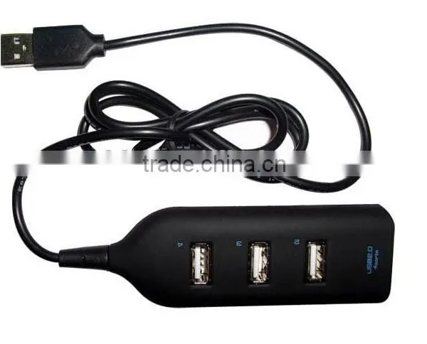 High Speed 4 Port Mini USB 2.0 HUB Adapter For Laptop PC 480Mbps photo-3
