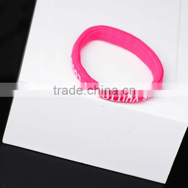 Top Quality Elegant Lasted Fashion Clean Flower Chunky Crystal Decorative Elastic Hair Rubber Band For Girls Pony Tail Hair Rope photo-3
