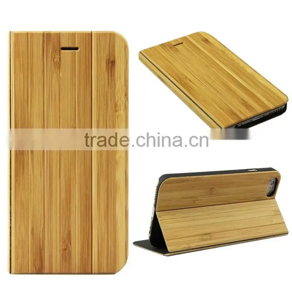 Genuine Wood Cover for Iphone6 Leather for Iphone 6 Case photo-2