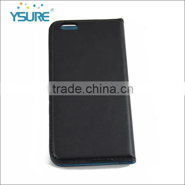 2016 Hot Sales Simple Style Real Leather Cases for Iphone6 Suitable for Business Man With Card Slot photo-2