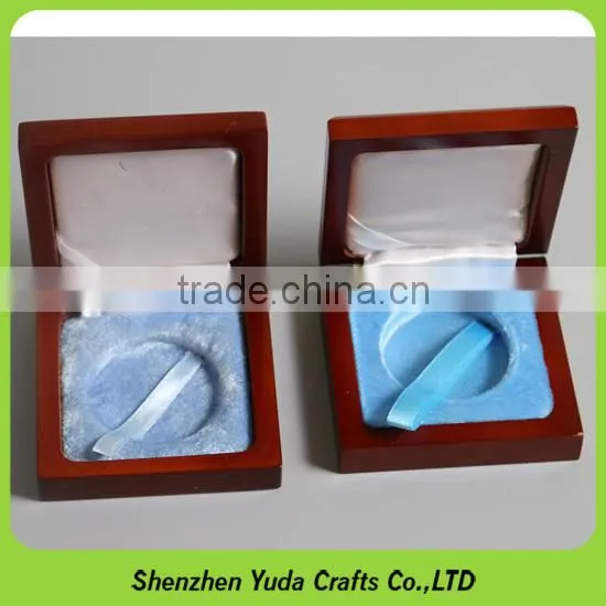 Logo Printing Luxurious Wooden Display Case Custom Small MDF Box photo-5