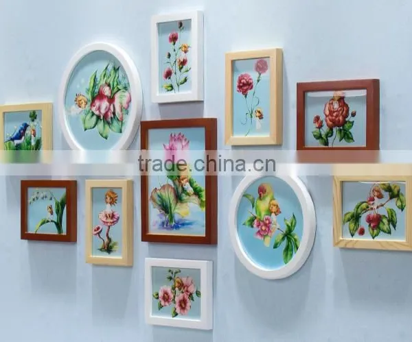 Hang on the Wall Wooden Photo Frame