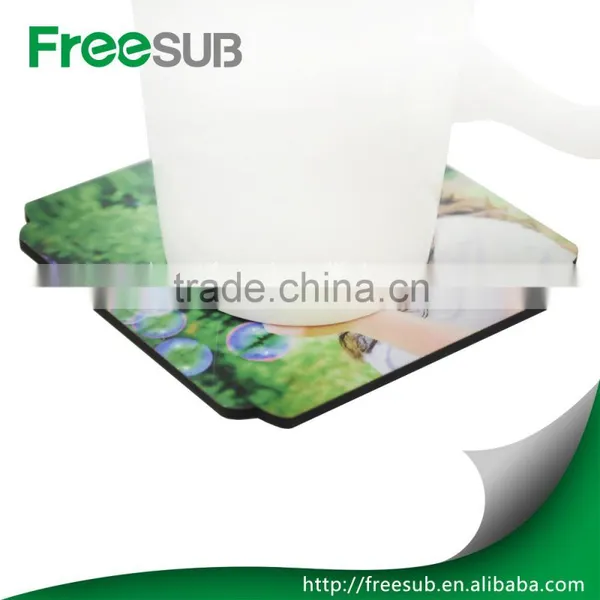 China Supplier Wholesale Heat Transfer Sublimation MDF Blank Cork Coaster photo-6