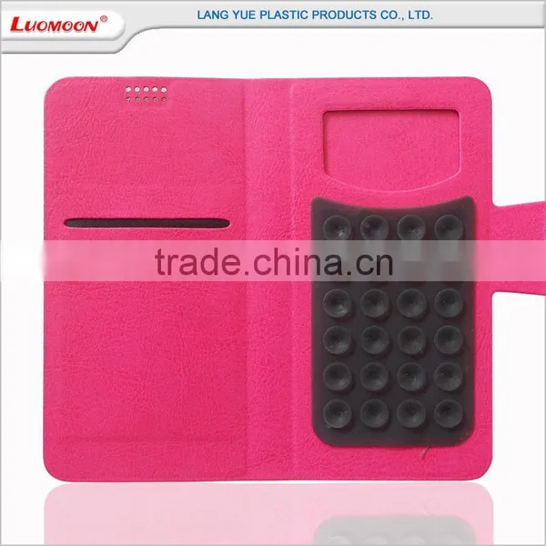 Universal Smart Phone Flip Wallet Style Leather Case photo-2