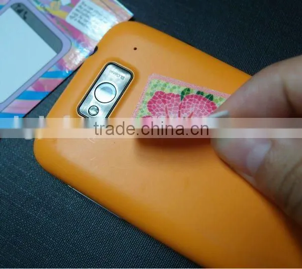 High Quality Microfiber Mobile Camera Screen Stickers