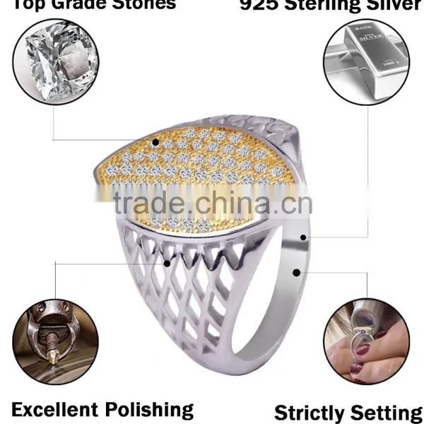 Sterling Silver Jewelry Men's Fashion Silver Ring photo-2