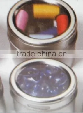Pepper and Salt Spice Shaker Tin Jars With Magnetic on the Bottom photo-3