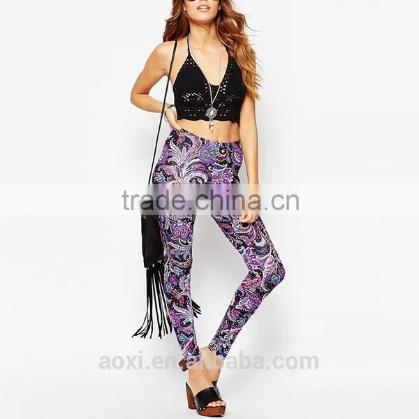 Ltweight Stretchy Fitness Sportswear Custom Design Sublimation Seamless Yoga Pants photo-2