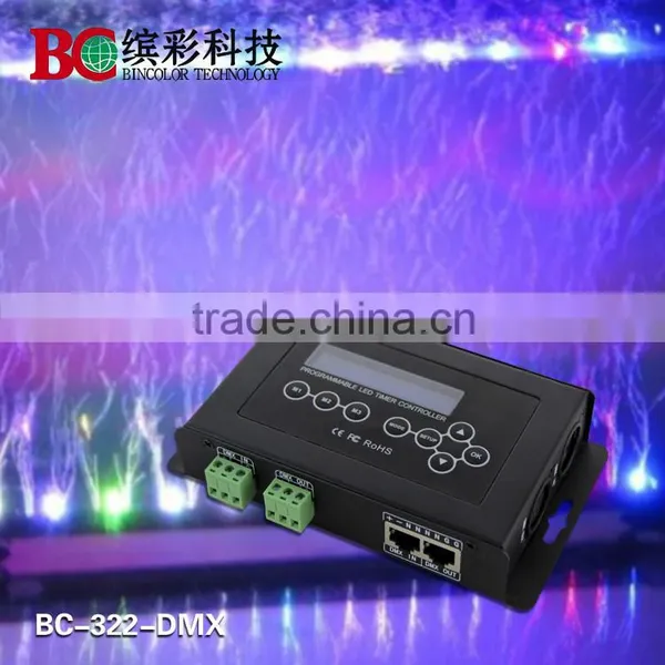 Bincolor BC-322-DMX Timer Dimmer DMX LED Controller DC12V-36V Aquarium & Plant Light Controller photo-2