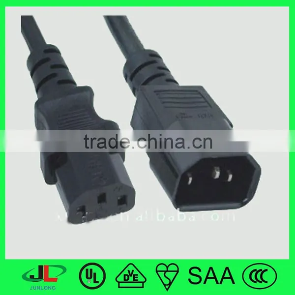 UL/VDE/CE/PSE Certified C13 Female Plug and C14 Male Plug Socket