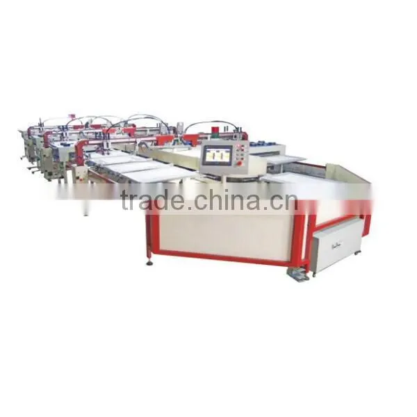 8 Color T-shirt Silk Screen Printing Machines/ Oval Automatic Screen Printer
