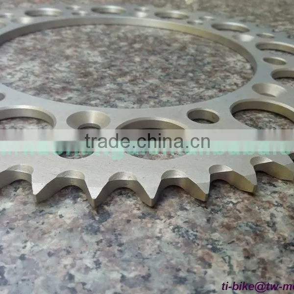 Titanium Motor Bike Chain Ring Customized Titanium Motor Bicycle Chain Ring High Quality Titanium Motorbike Bicycle Chain-ring photo-6