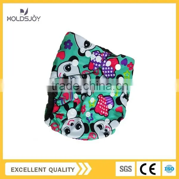 Reusable Bamboo Charcoal Baby Nursing Diaper/Washable Baby Diaper for All Size