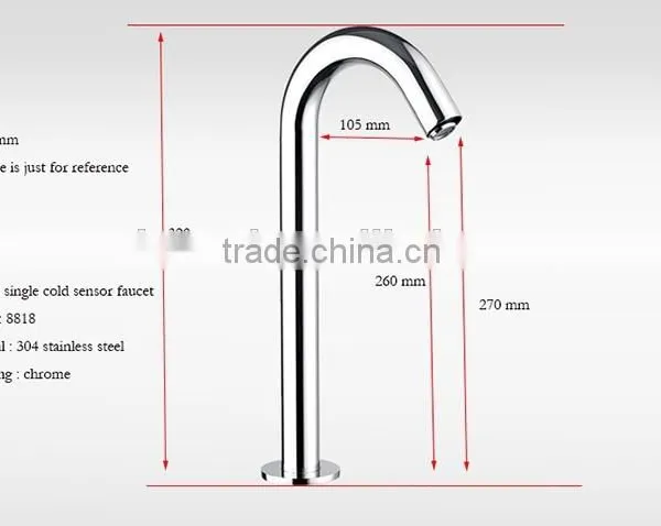 2015 Hot Sale Kitchen Mixer Automatic Hands Free Electronic Sensor Faucet photo-3
