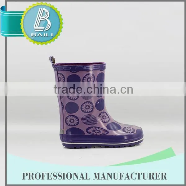 2016 Newest Customized Designs Colorful Custom Made Rain Boots