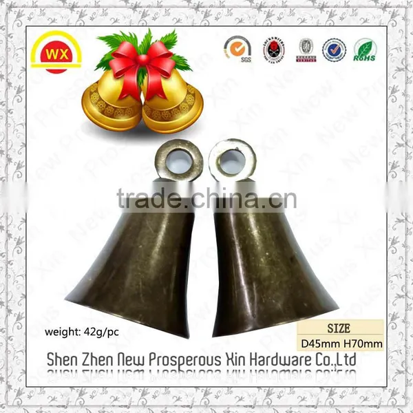 New Design Cheaper Hand Metal Christmas Jingle Brass Bell In Stock photo-2