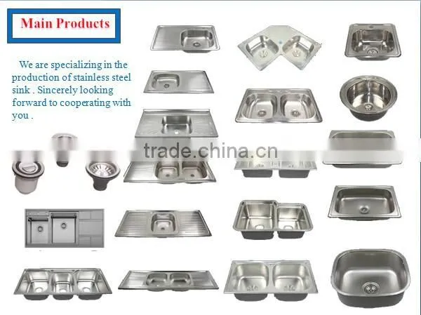 JZ-336 Export Iraq Cheap Double Drain Board Single Bowl Stainless Steel Kitchen Sink photo-6