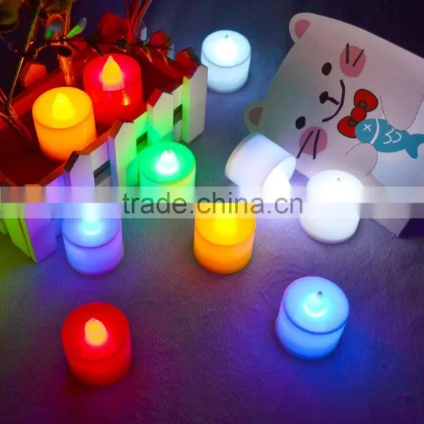 Huaming Colorful Electronic Flameless LED Wax Candle Light photo-5
