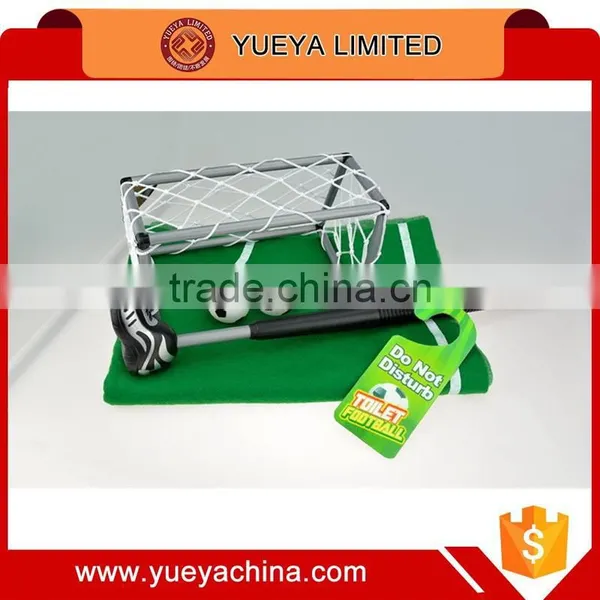 High Quality Kids Sport Outdoor Sport Toys, Toilet Bathroom Mini Football Mat Set Game Potty Putter Novelty Sitting WC Pan Footb photo-3