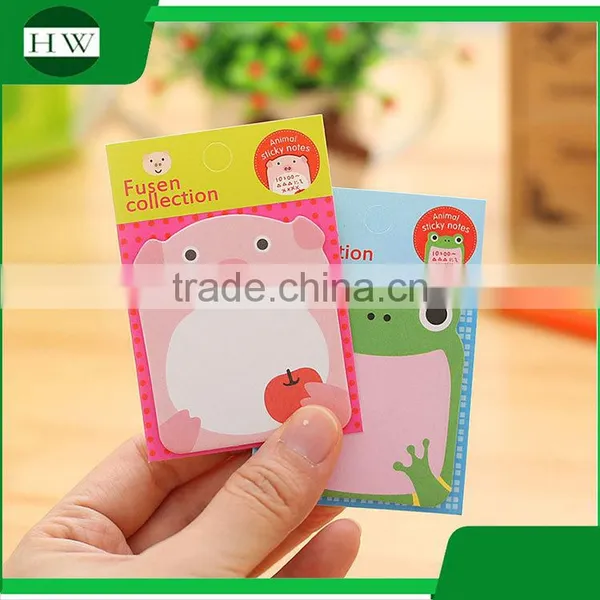 Promotional Wholesale Office Stationery Cartoon Animal Sticky Note photo-5