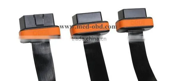 OBD2 Flat Splitter Y Cable,J1962 Male Connector to 2pcs J1962 Female Connector photo-2