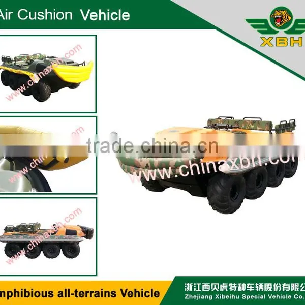 XBH 8X8-2A Jet Propelled Vehicle Floating go Any Way Amphibious ATV Crossing River Car