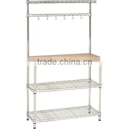 Beautiful 3-tier Stainless Steel Kitchen Storage Stand photo-3
