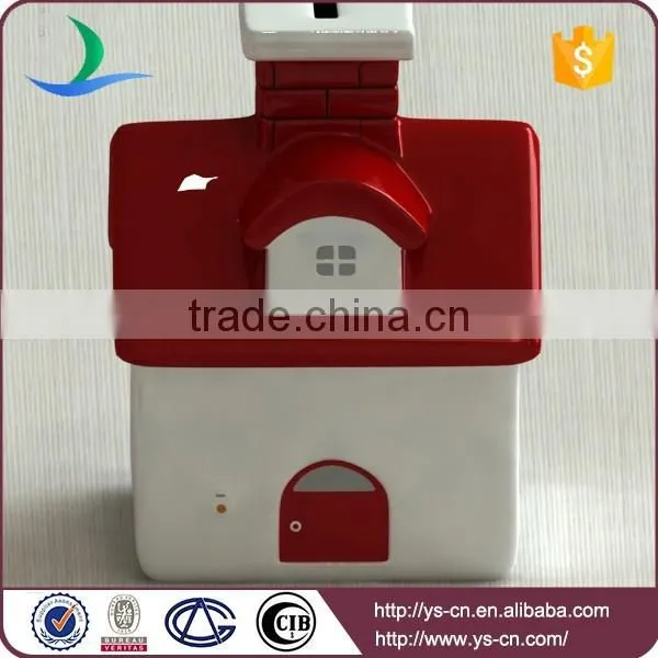 Wholesale Kid's' Favorite Ceramic House Shape Piggy Bank photo-4
