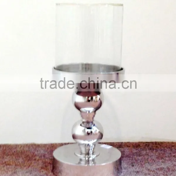 Wholsale Aluminum New Design Hurricane Pillar Holder Set photo-3