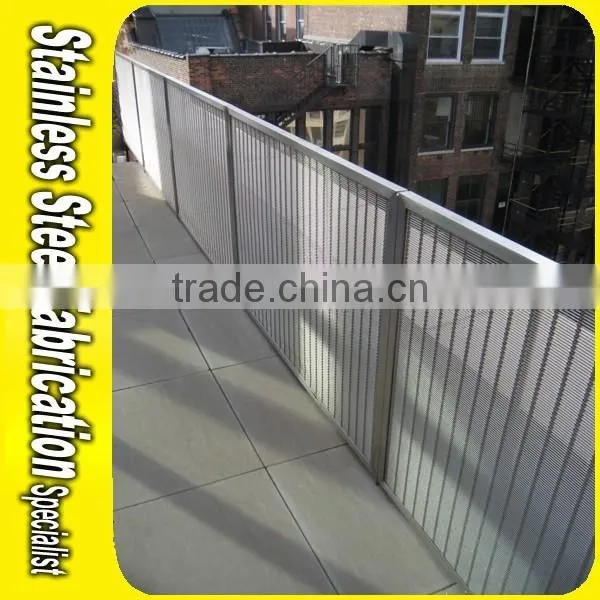 Fabrication Project Stainless Steel Balcony Wire Mesh Railings Stainless photo-2