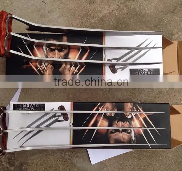 Custom Halloween Cosplay Props X-men Life Size Wolverine Claw photo-3