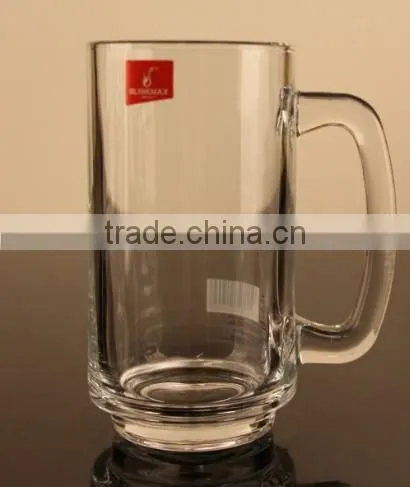 Custom Design 350ml Glass Beer Cup With Handle photo-2