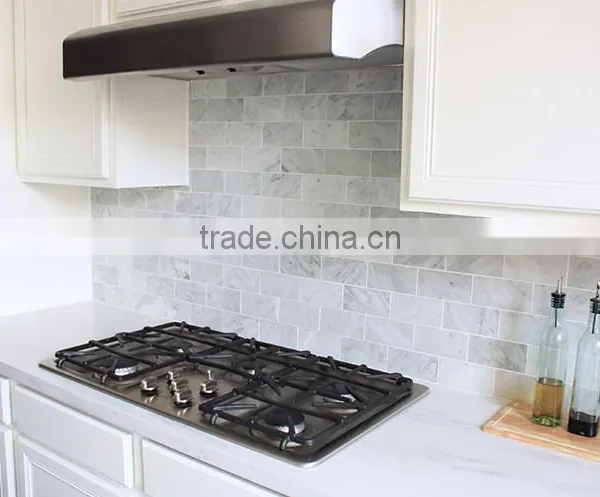 Wholesale Indoor Decor Natural Stone White Marble Stone Marble Tile photo-2