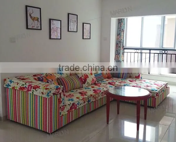 OZ224 New Design Luxury Multi Color Velvet Fabric Living Room Sectional Home Furniture Soft Fabric Sofa photo-3