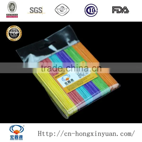 Wooden Craft Color Sticks For Festival Decoration