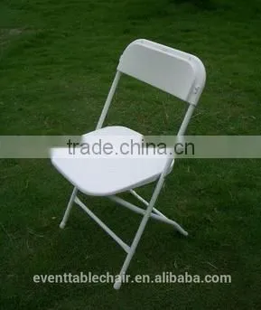 Cheap Wholesale Plastic Folding Chair With Steel Frame photo-3