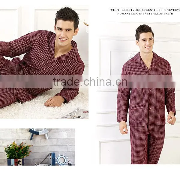 Wholesale Comfortable Pajamas for Men Cotton Pajamas Sleepware photo-3