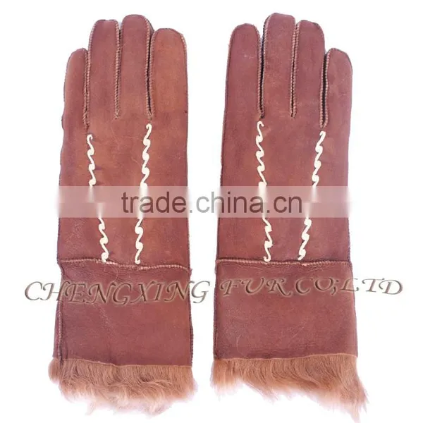 CX-A-59C Finger Protectors Real Sheep Leather Gloves Wholesale photo-3