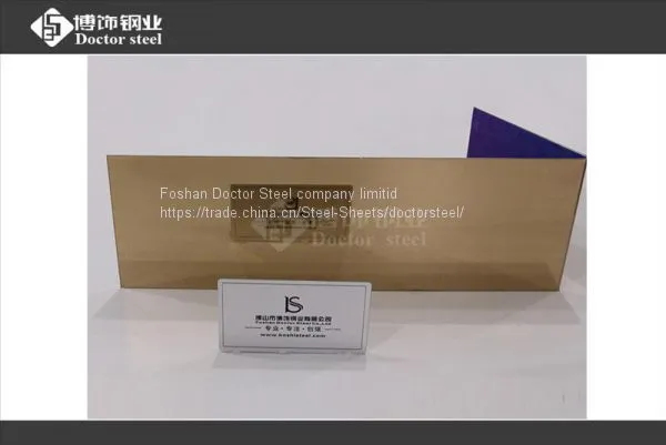 High-grade Rose Golden Mirror Stainless Steel Plate in Foshan photo-4