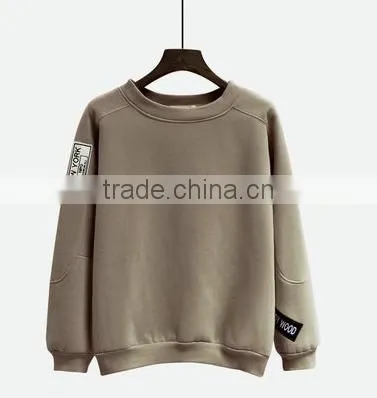 Wholesale Cheaper Customized Designs 100%Cotton Fleece Crewneck High Density Printed Hoodies&sweatshirt photo-2