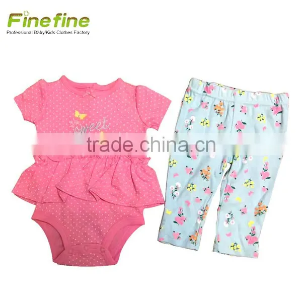 Newest Lovely Oem Cute Organic Baby Romper photo-2